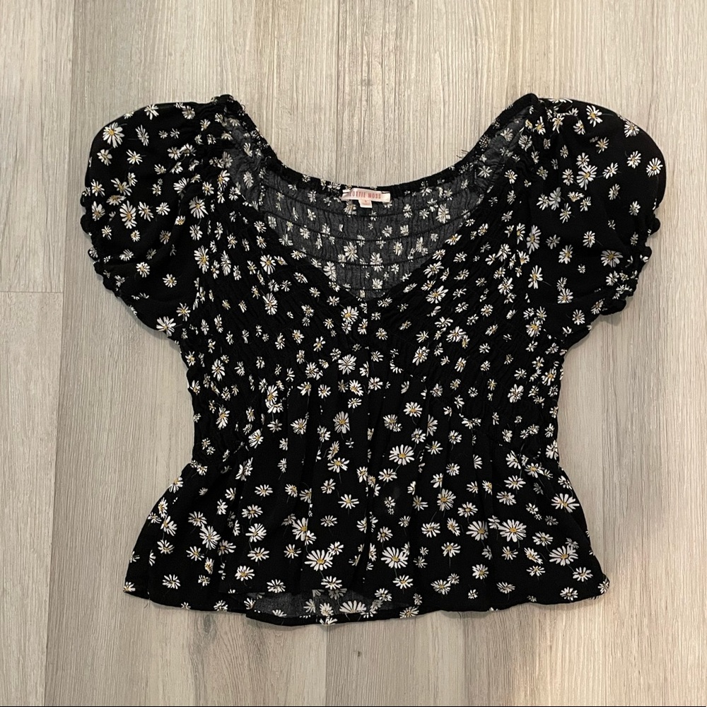Pacsun Lottie Moss Floral Top